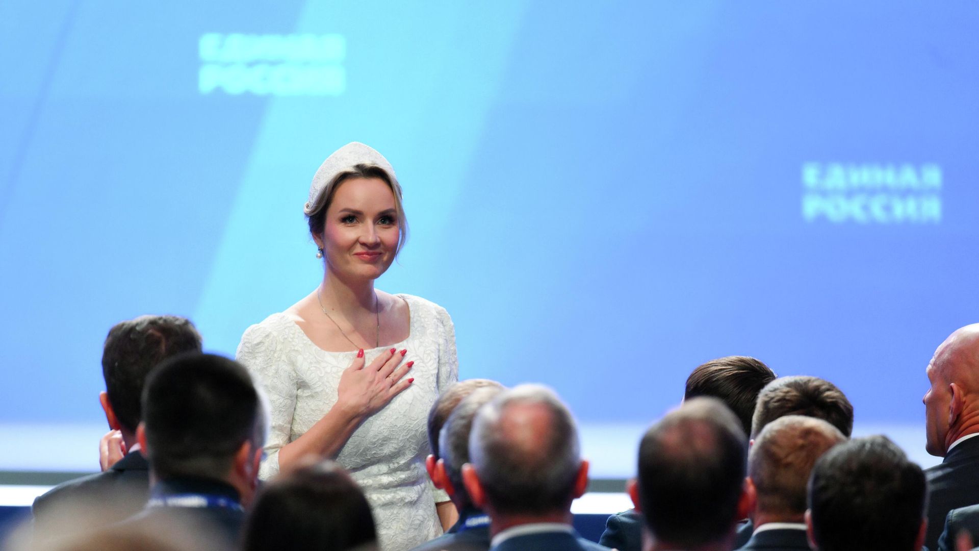 Уполномоченный при президенте РФ по правам ребенка Мария Львова-Белова на XXIII съезде партии Единая Россия в Москве. 28 июня 2026 - РИА Новости, 1920, 28.06.2026