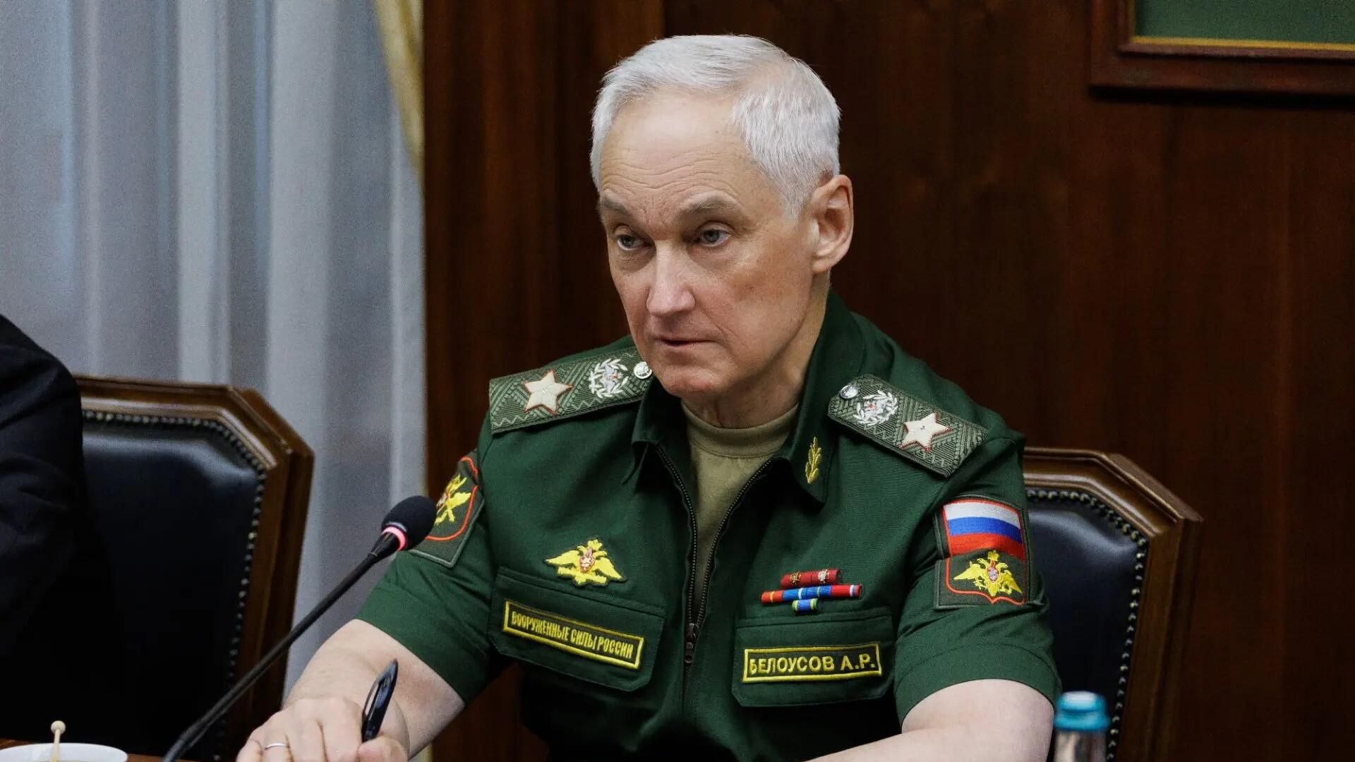Министр обороны Андрей Белоусов во время встречи с военкорами Министр обороны Андрей Белоусов во время встречи с военкорами - РИА Новости, 1920, 29.06.2026