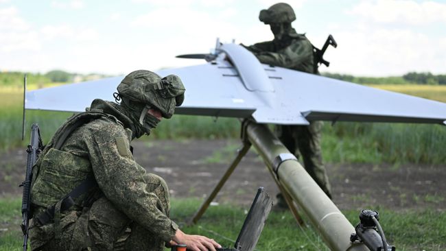 Боевая работа расчета БПЛА БМ-70