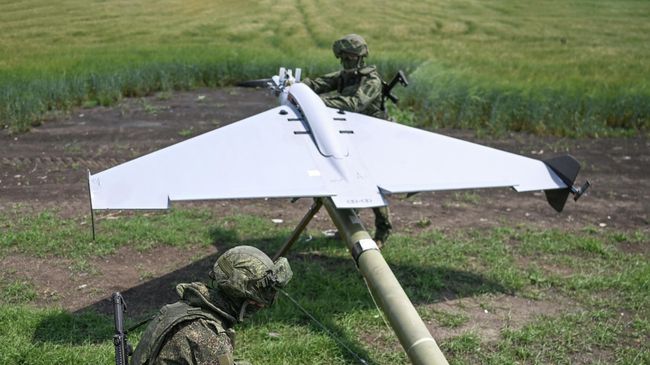 Боевая работа расчета БПЛА