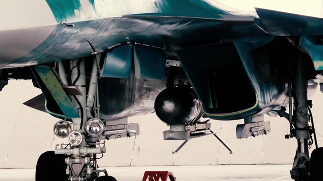 Боевая работа экипажа Су-34 в зоне ответственности группировки Восток