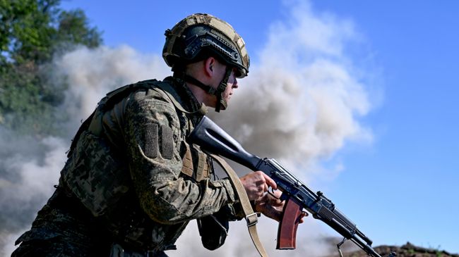 Российский военнослужащий