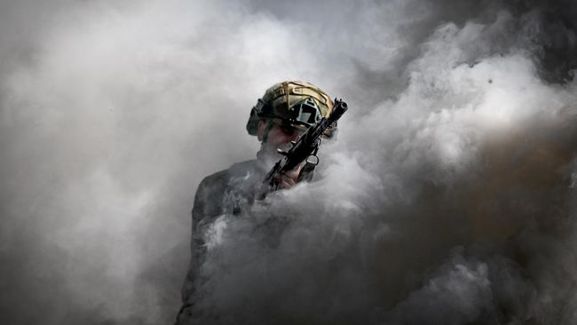Российский военнослужащий