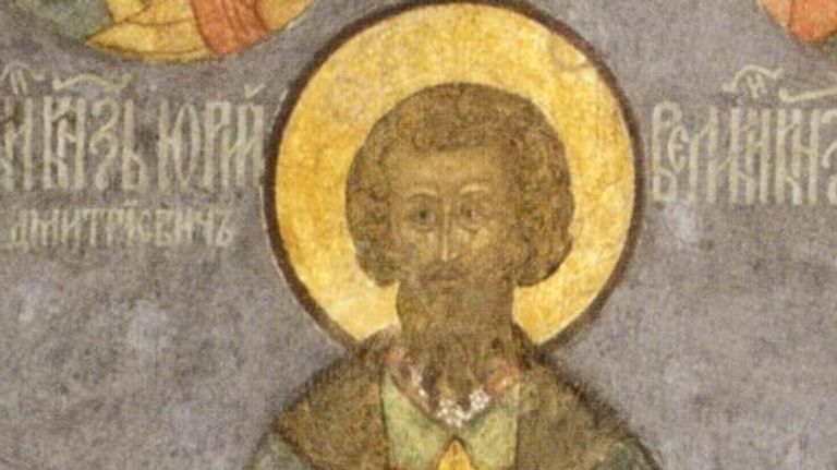Юрий Дмитриевич, фреска Архангельского собора