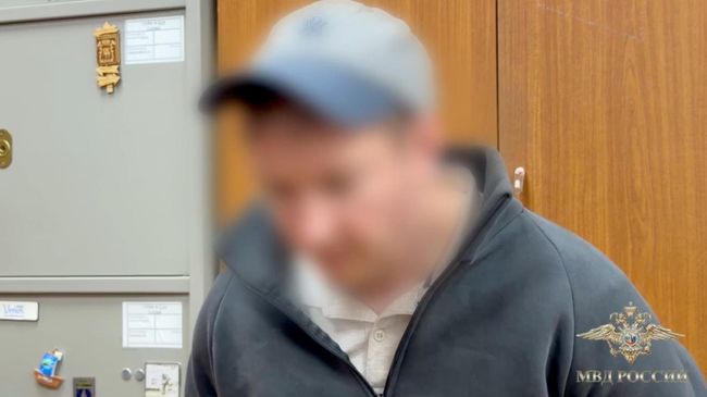 Подозреваемый в убийстве девочки в Ленинградской области. Кадр видео