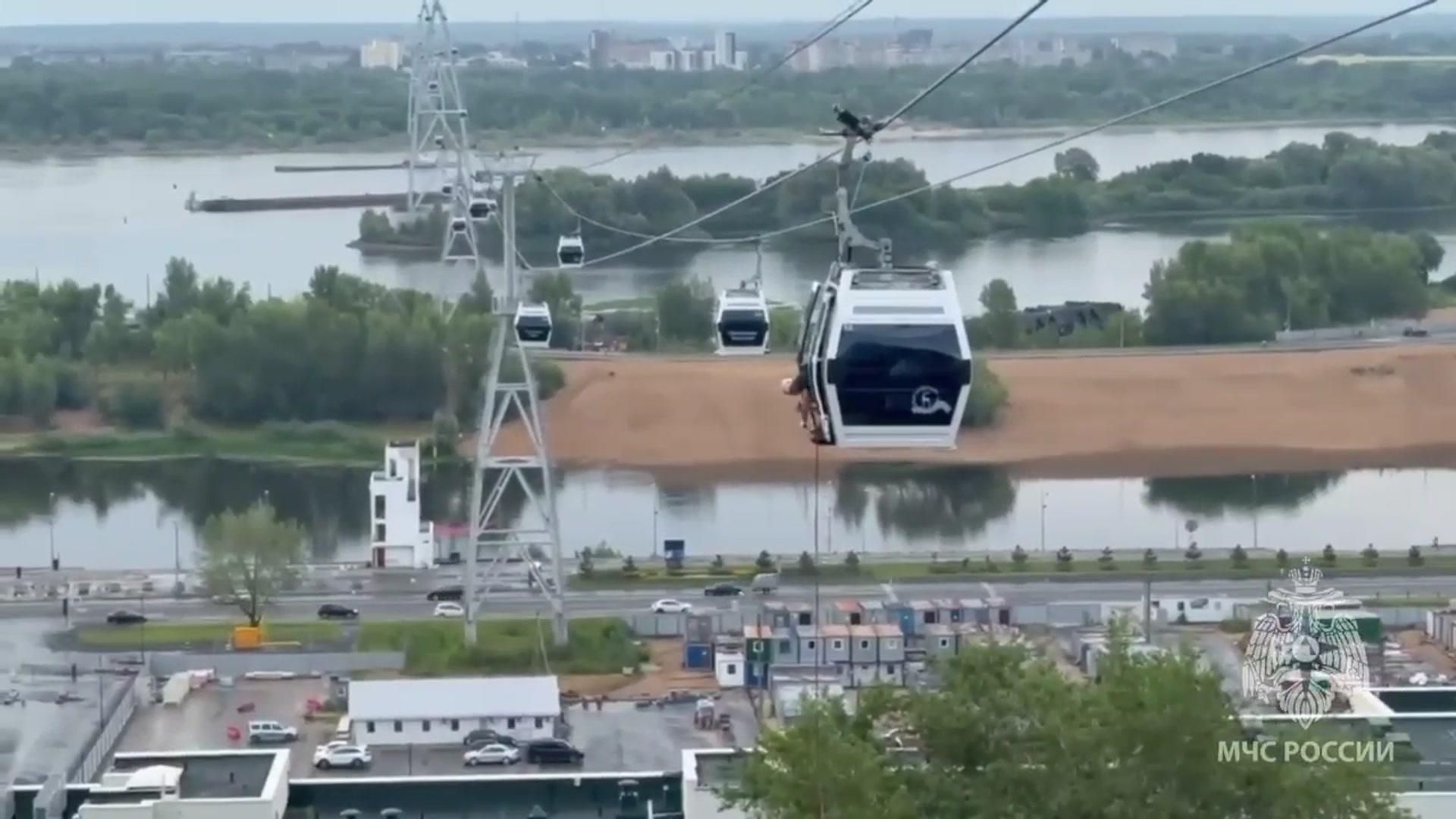 ЧП на канатной дороге в Нижнем Новгороде ЧП на канатной дороге в Нижнем Новгороде - РИА Новости, 1920, 05.07.2026
