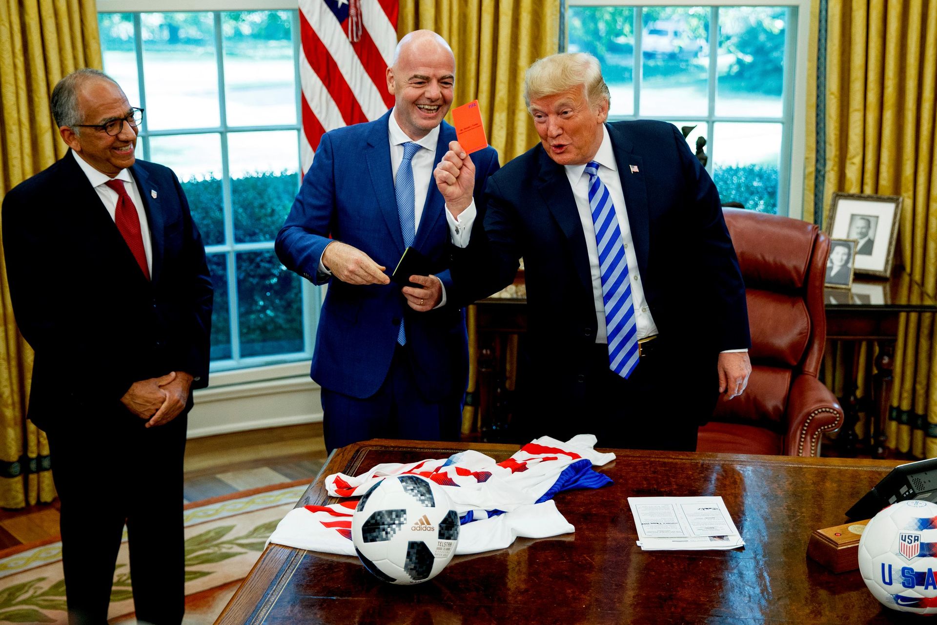 Джанни Инфантино и Дональд Трамп Джанни Инфантино и Дональд Трамп - РИА Новости, 1920, 05.07.2026