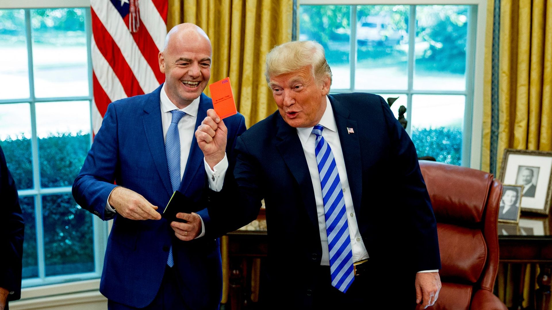 Джанни Инфантино и Дональд Трамп - РИА Новости, 1920, 06.07.2026