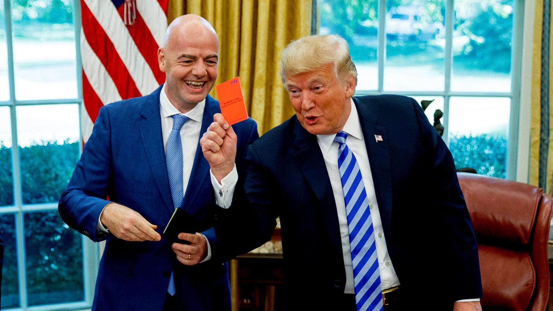 Джанни Инфантино и Дональд Трамп - РИА Новости, 1920, 03.08.2026