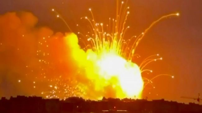 Взрыв в Вишневом в Киевской области