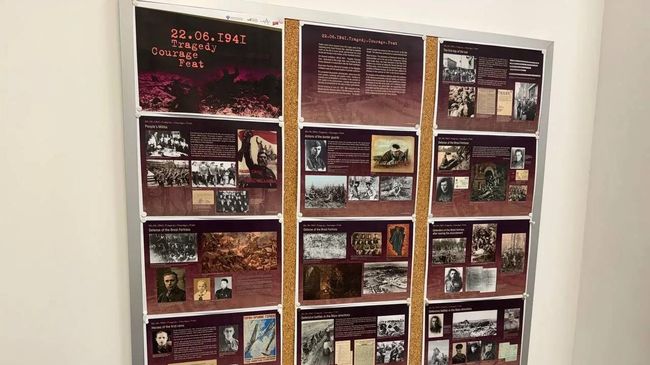 Выставка, посвященная первым дням Великой Отечественной войны, в Варшаве