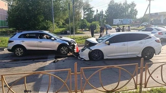 Последствия ДТП в Усолье-Сибирском Иркутской области. 7 июля 2026