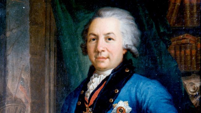 Владимир Боровиковский (1757—1825). Портрет поэта Гавриила Романовича Державина, 1795
