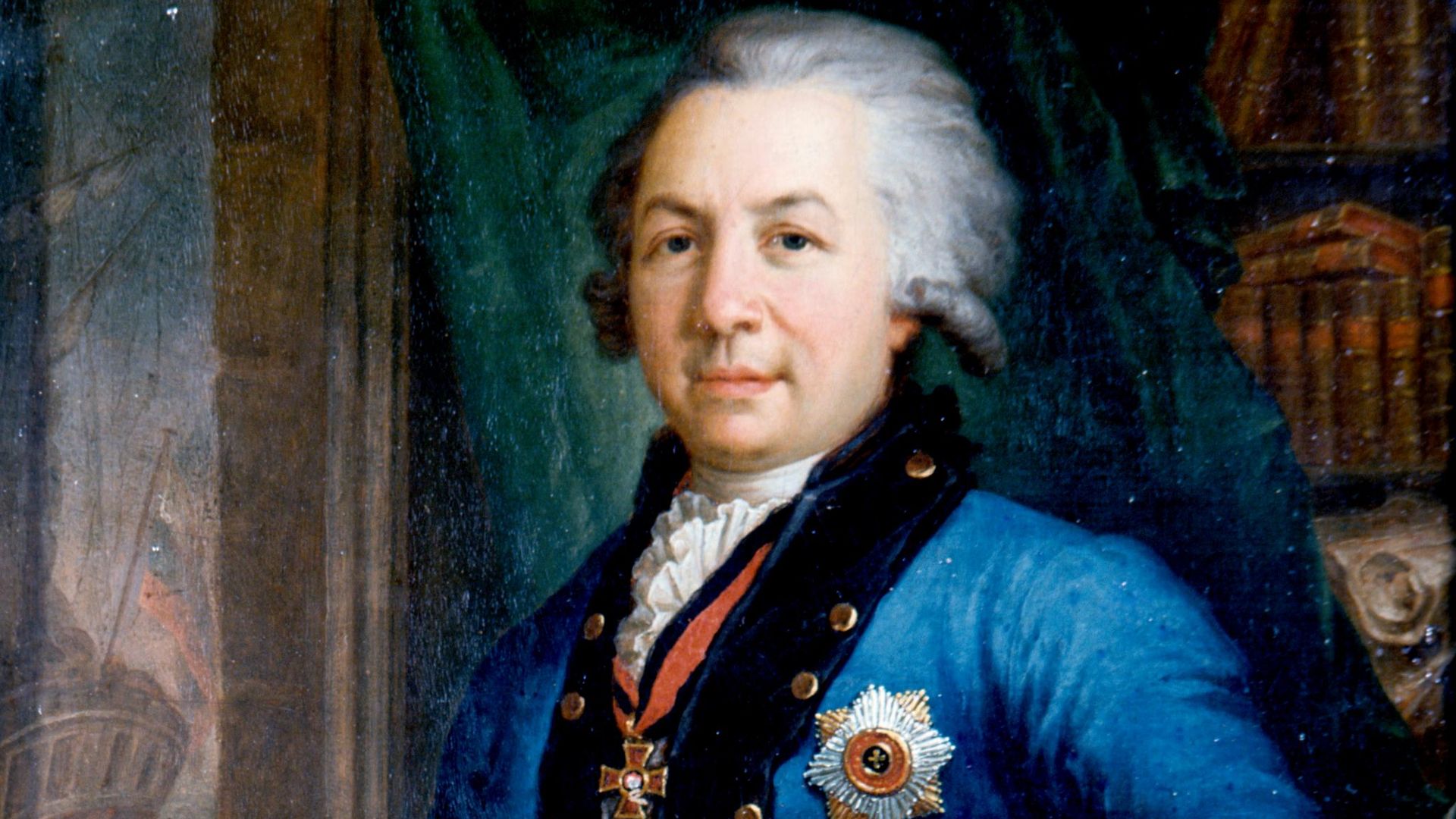 Владимир Боровиковский (1757—1825). Портрет поэта Гавриила Романовича Державина, 1795 - РИА Новости, 1920, 14.07.2026