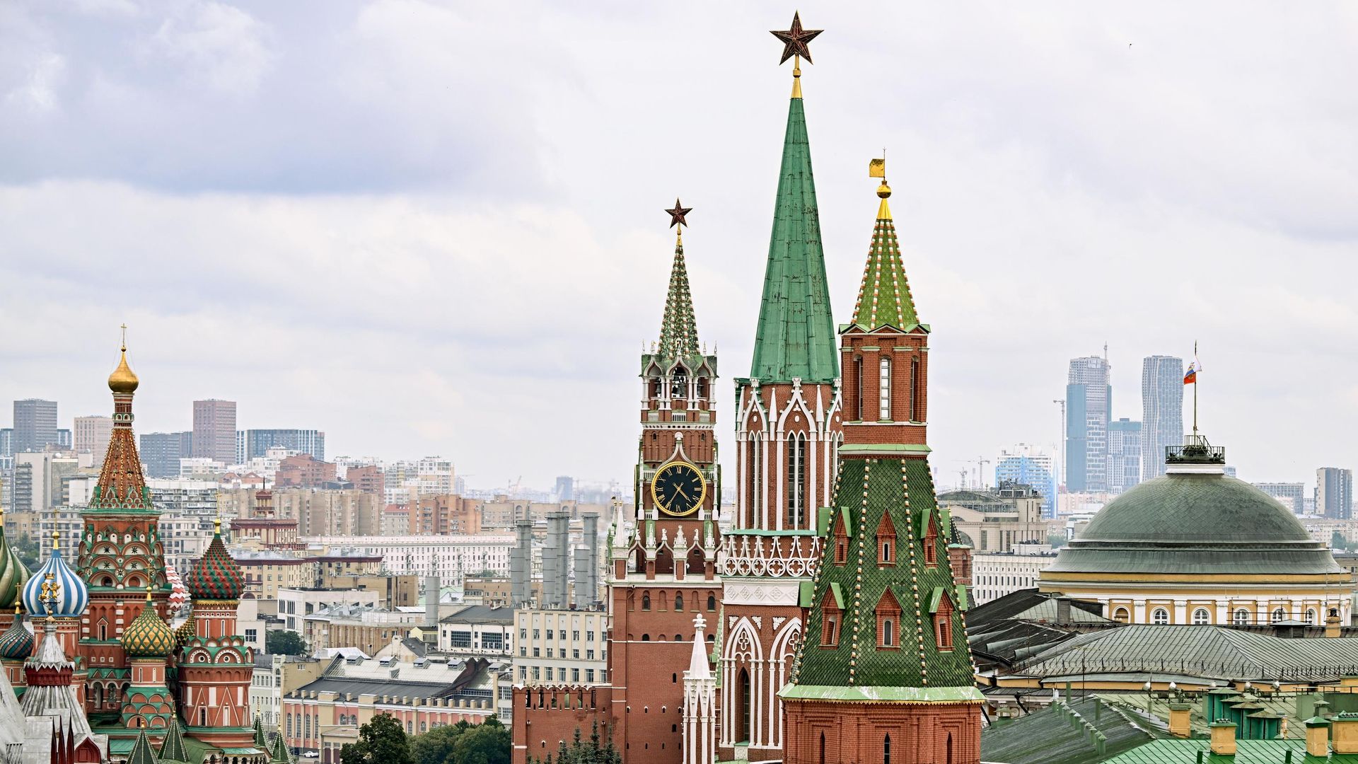 Башни Московского Кремля - РИА Новости, 1920, 20.08.2026