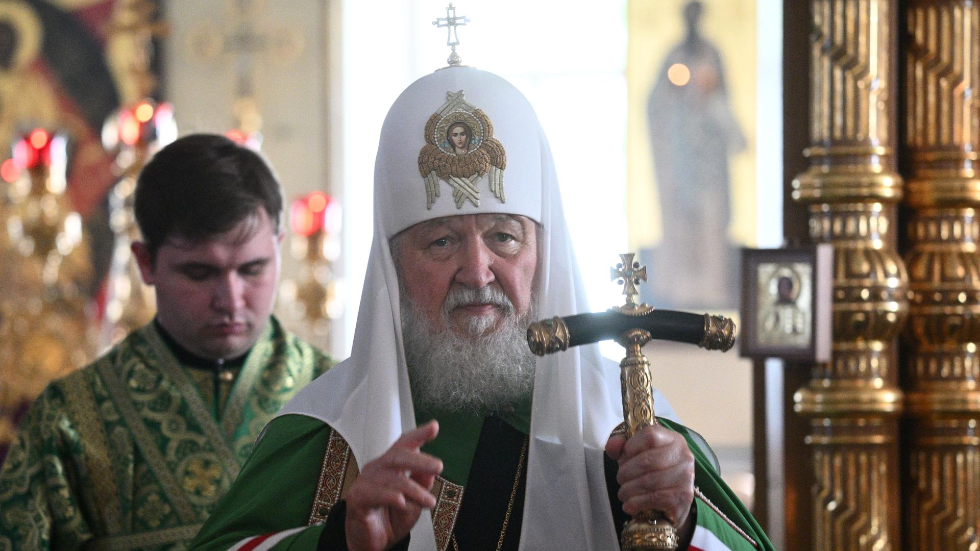 Патриарх Московский и всея Руси Кирилл во время посещения Спасо-Преображенского Валаамского ставропигиального монастыря. 10 июля 2026 Патриарх Московский и всея Руси Кирилл во время посещения Спасо-Преображенского Валаамского ставропигиального монастыря. 10 июля 2026 - РИА Новости, 1920, 10.07.2026