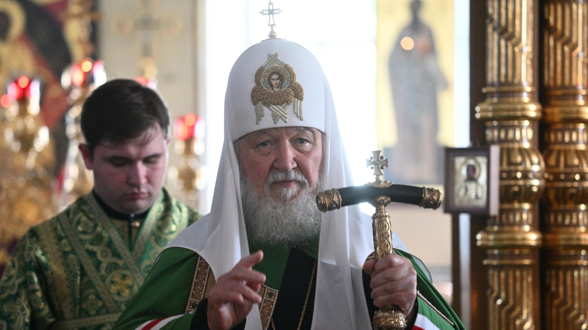 Патриарх Московский и всея Руси Кирилл во время посещения Спасо-Преображенского Валаамского ставропигиального монастыря. 10 июля 2026 Патриарх Московский и всея Руси Кирилл во время посещения Спасо-Преображенского Валаамского ставропигиального монастыря. 10 июля 2026 - РИА Новости, 1920, 10.07.2026