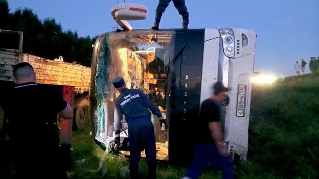 ДТП с автобусом в Татарстане ДТП с автобусом в Татарстане