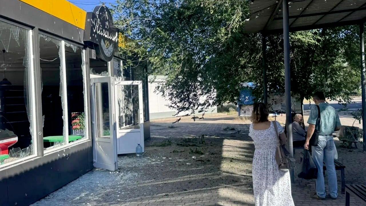 Последствия удара ВСУ по Энергодару Последствия удара ВСУ по Энергодару - РИА Новости, 1920, 12.07.2026