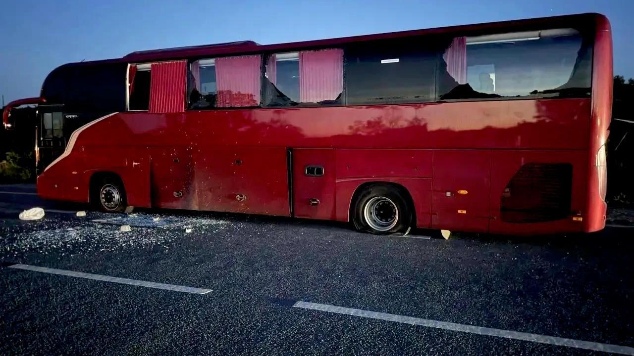 Последствия атаки ВСУ на рейсовый автобус Стаханов — Москва Последствия атаки ВСУ на рейсовый автобус Стаханов — Москва - РИА Новости, 1920, 12.07.2026