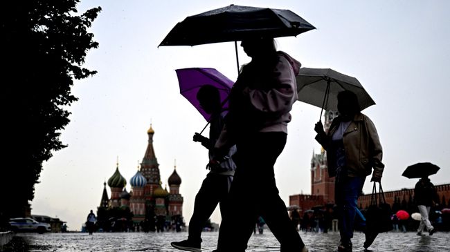 Дождь в Москве