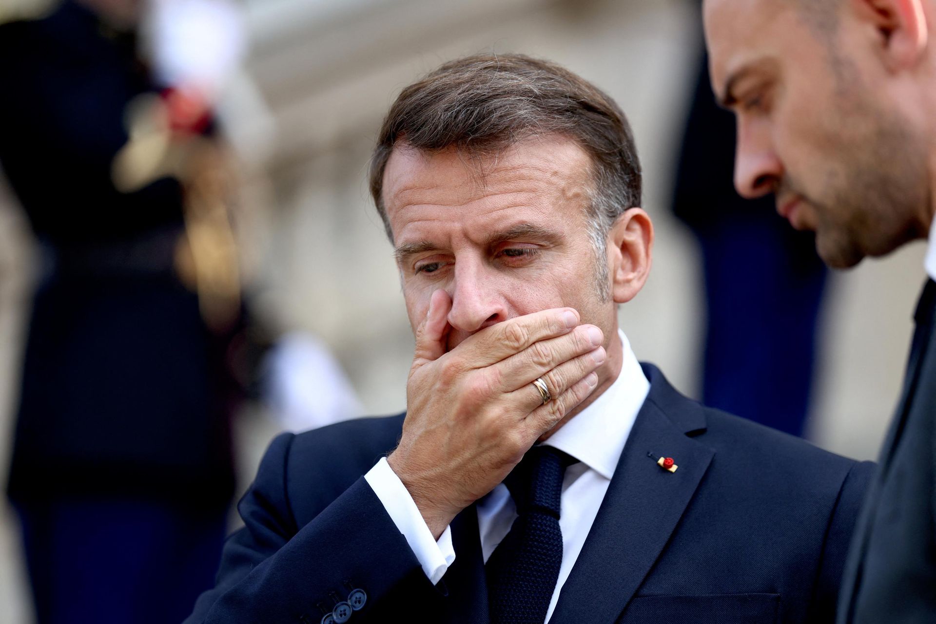 Президент Франции Эммануэль Макрон перед встречей с Владимиром Зеленским в Париже Президент Франции Эммануэль Макрон перед встречей с Владимиром Зеленским в Париже - РИА Новости, 1920, 22.07.2026