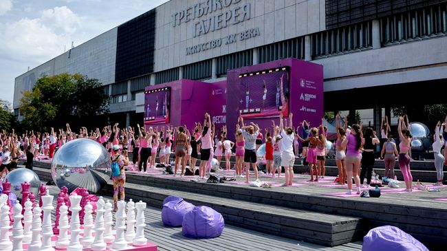 Женский фестиваль спорта в Москве