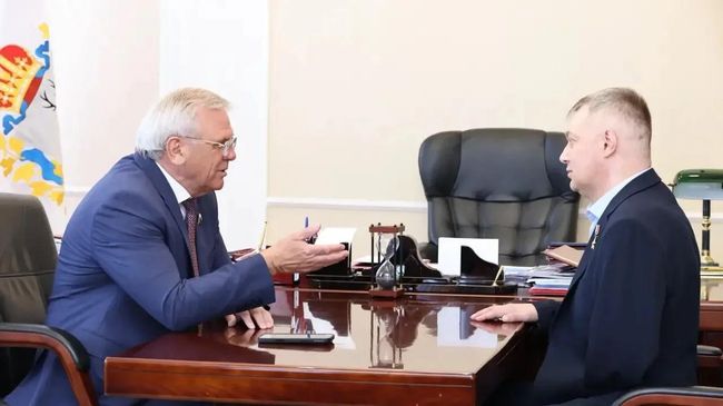 Спикер нижегородского парламента Евгений Люлин встретился с Героем России Максимом Шаломовым