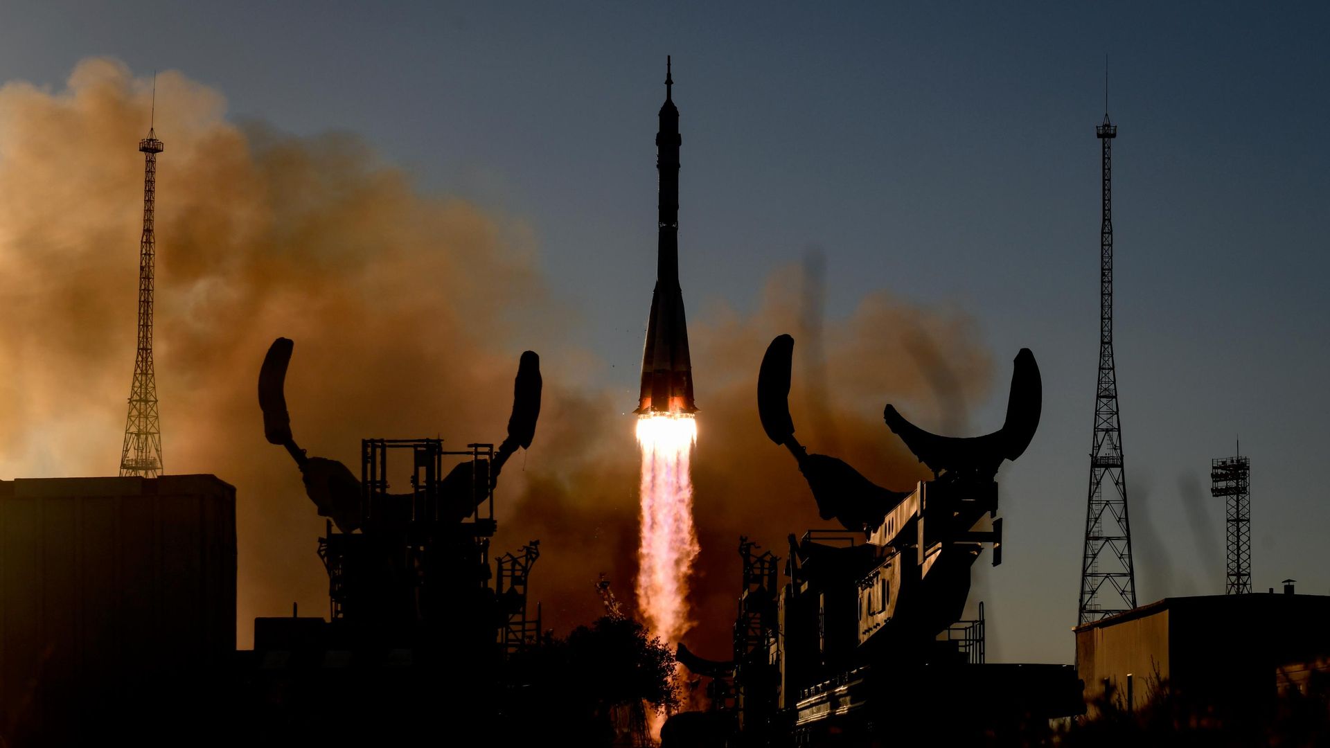 Запуск ракеты-носителя Союз-2.1а с  пилотируемым кораблем Союз МС-29 с космодрома Байконур. 14 июля 2026 - РИА Новости, 1920, 14.07.2026