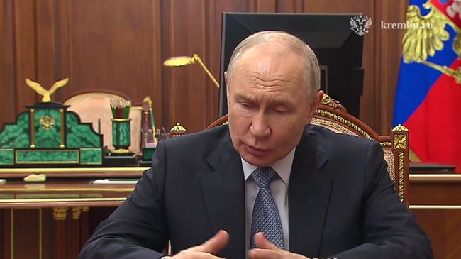 Путин на встрече с главой Норникеля