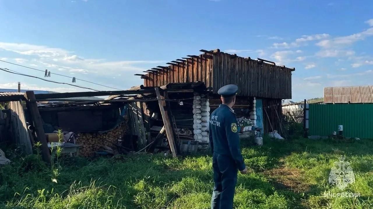 Последствия смерча в селе Ильчино Учалинского района Башкирии - РИА Новости, 1920, 16.07.2026