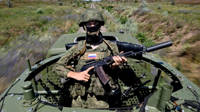 Российский военнослужащий