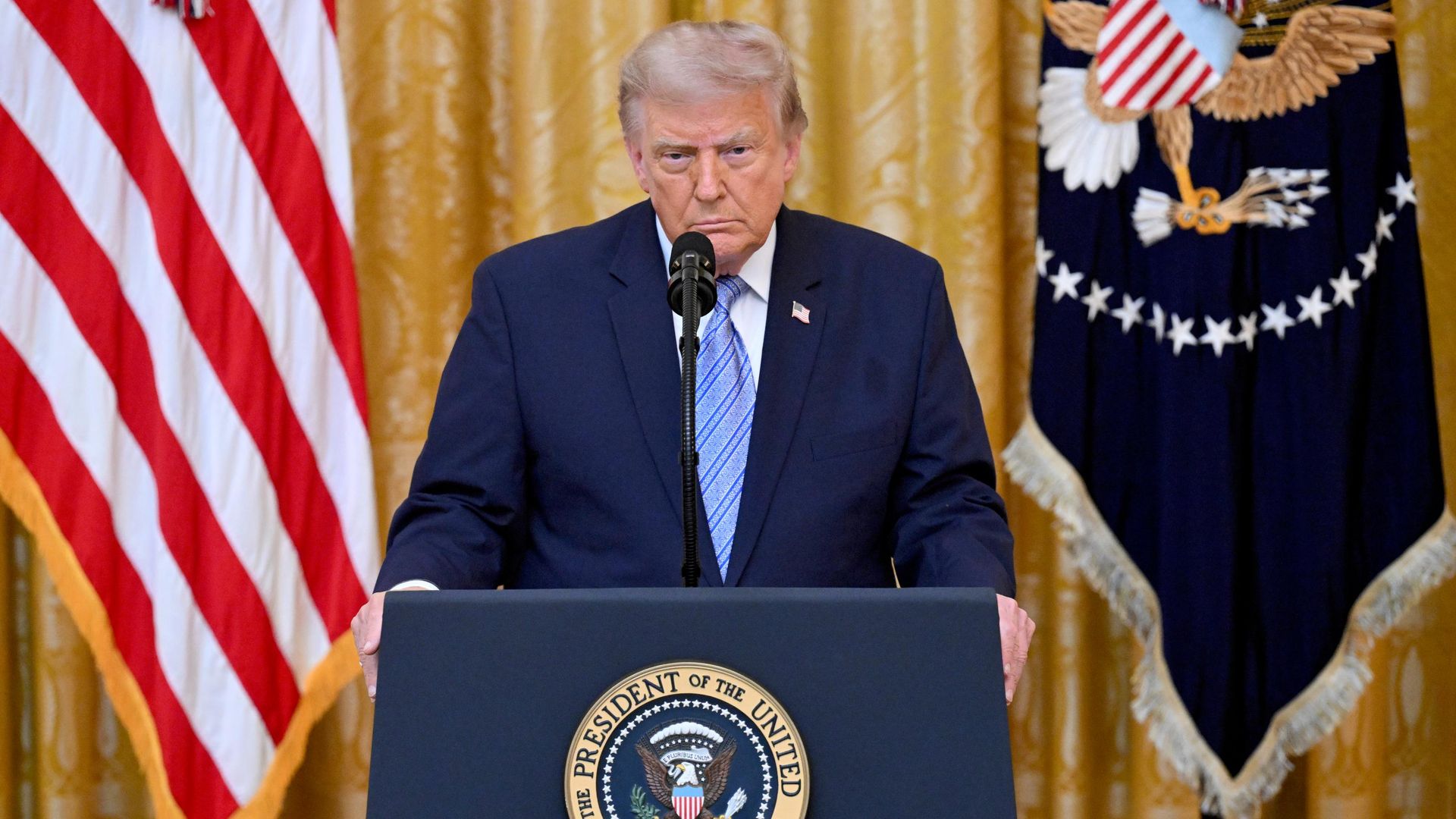 Президент США Дональд Трамп во время обращения к нации в Белом доме в Вашингтоне. 16 июля 2026 Президент США Дональд Трамп во время обращения к нации в Белом доме в Вашингтоне. 16 июля 2026 - РИА Новости, 1920, 17.07.2026