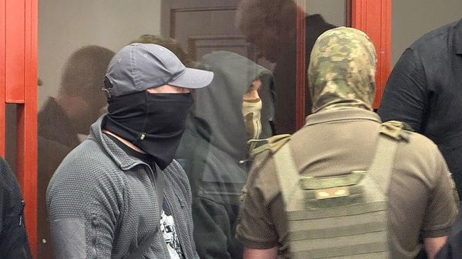Полковник ГУР Минобороны Украины Виталий Жикович в зале суда