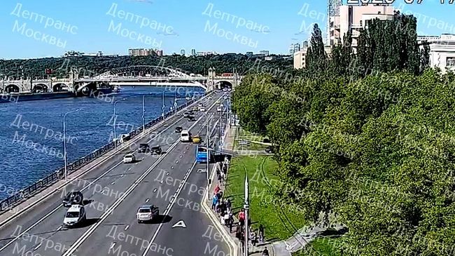 ДТП на Бережковской набережной в Москве