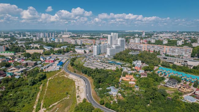 Вид на Ульяновск