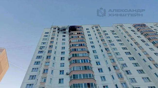 Дроны ВСУ ударили в четыре многоквартирных дома в Курске