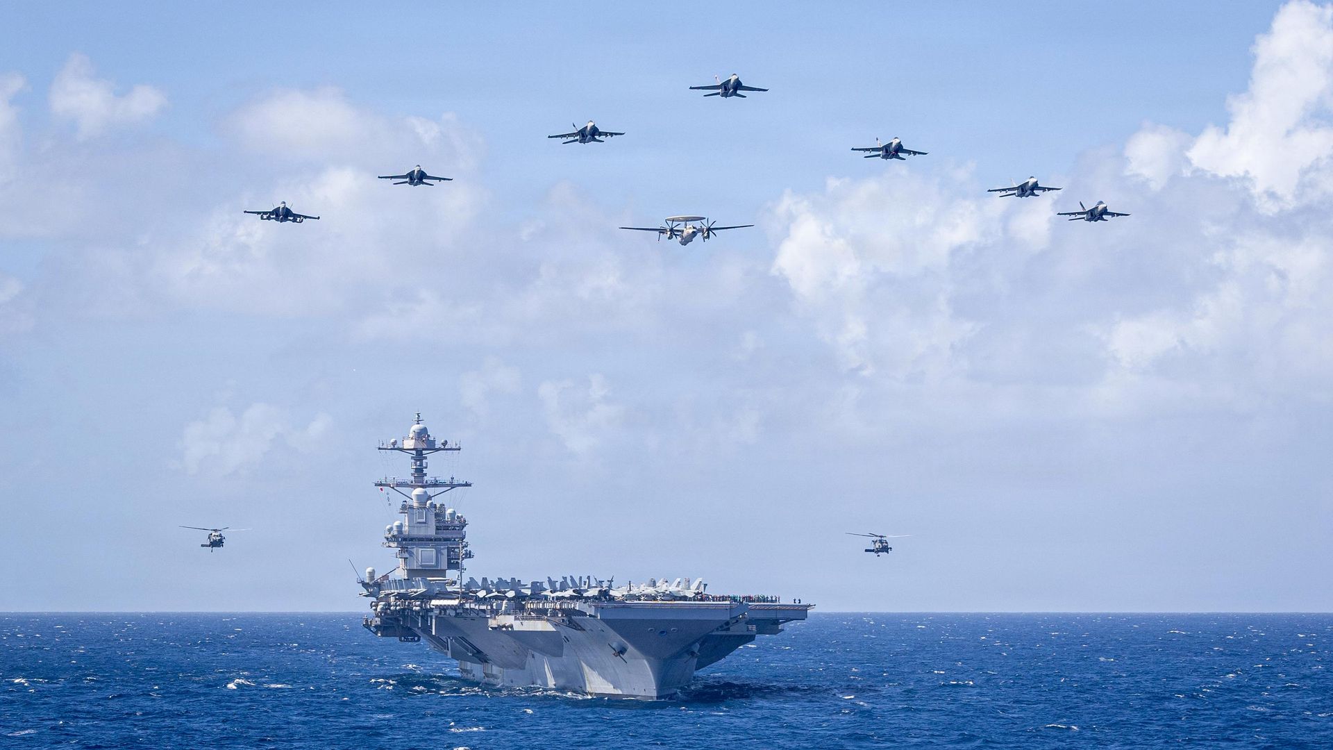 Авианосец ВМС США Джеральд Р. Форд в Карибском море Авианосец ВМС США Джеральд Р. Форд в Карибском море - РИА Новости, 1920, 20.07.2026