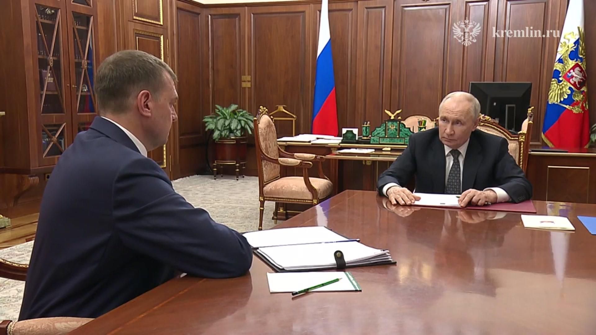 Встреча Путина с губернатором Запорожской области Встреча Путина с губернатором Запорожской области - РИА Новости, 1920, 20.07.2026