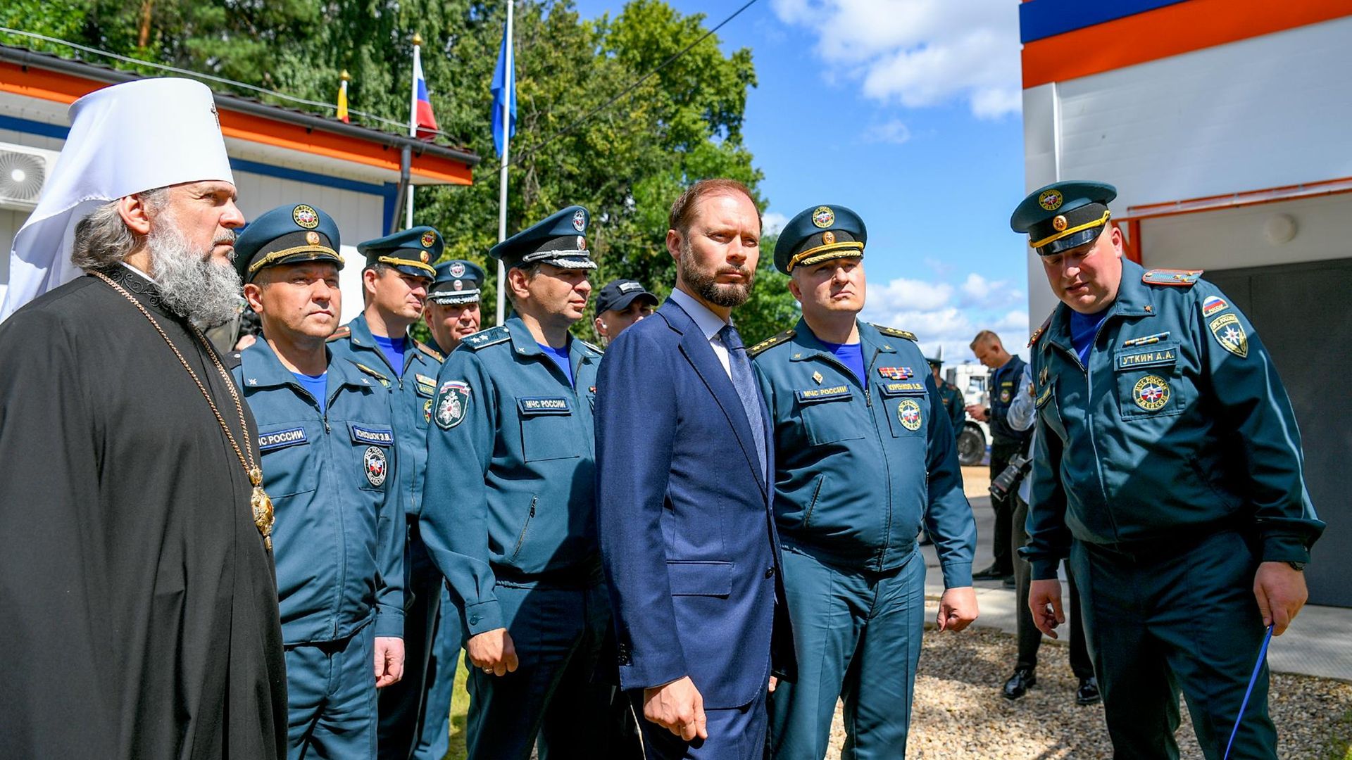 Виталий Королев и глава МЧС Александр Куренков Виталий Королев и глава МЧС Александр Куренков - РИА Новости, 1920, 21.07.2026
