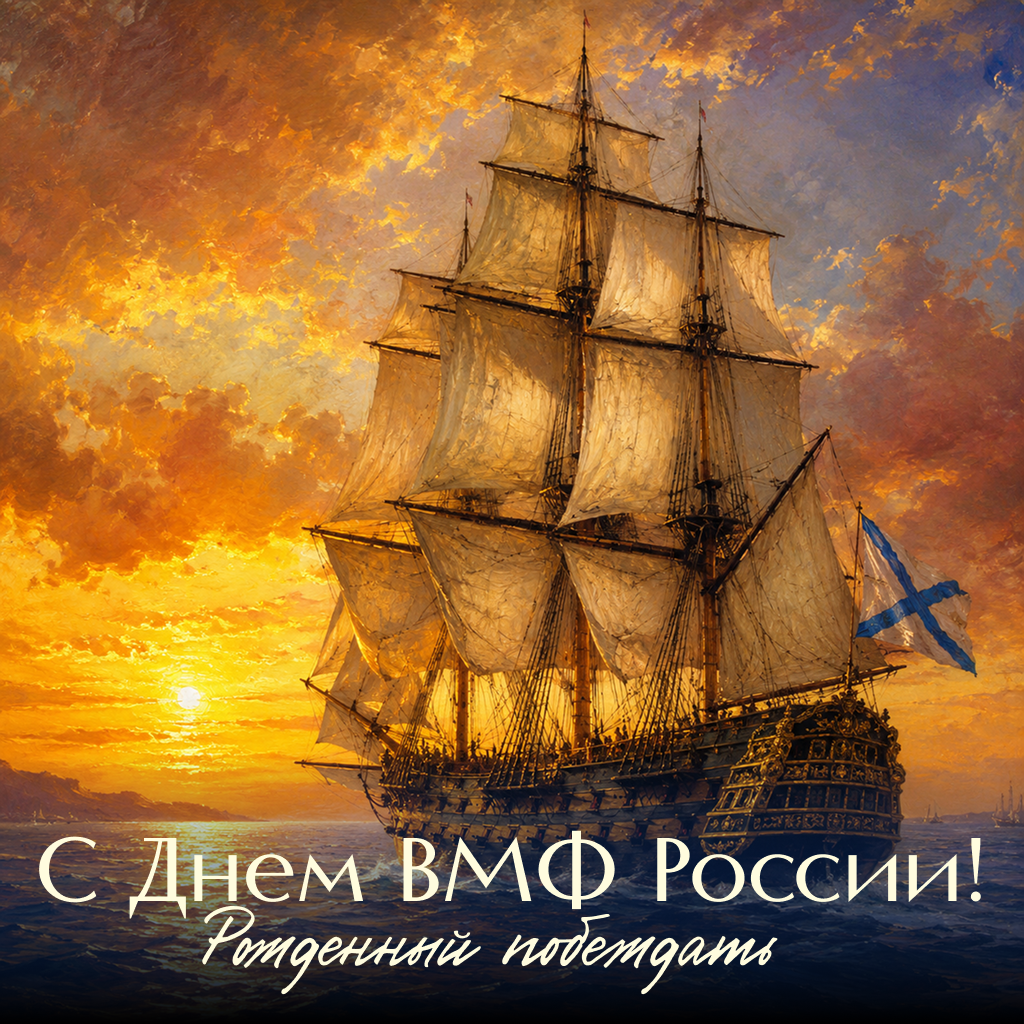 Историческая открытка на День Военно-Морского Флота, великие слова и поздравления флотоводцам - РИА Новости, 1920, 22.07.2026