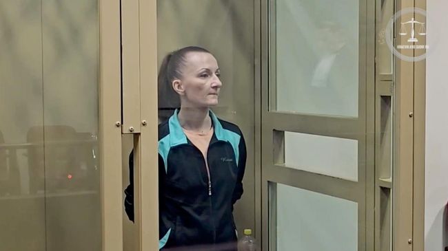 Мария Савченко в зале суда
