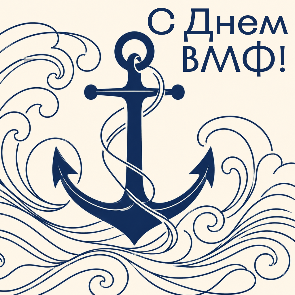 Графическая открытка на День Военно-Морского Флота  - РИА Новости, 1920, 22.07.2026