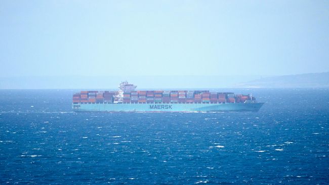 Грузовое судно компании Maersk