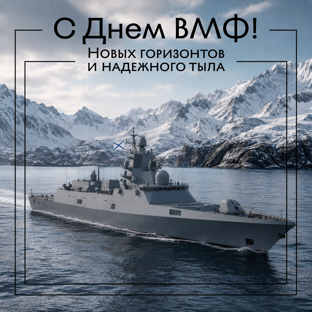 Видовая открытка на День ВМФ у гор, красивые слова поздравления и пожелания открытых горизонтов - РИА Новости, 1920, 22.07.2026