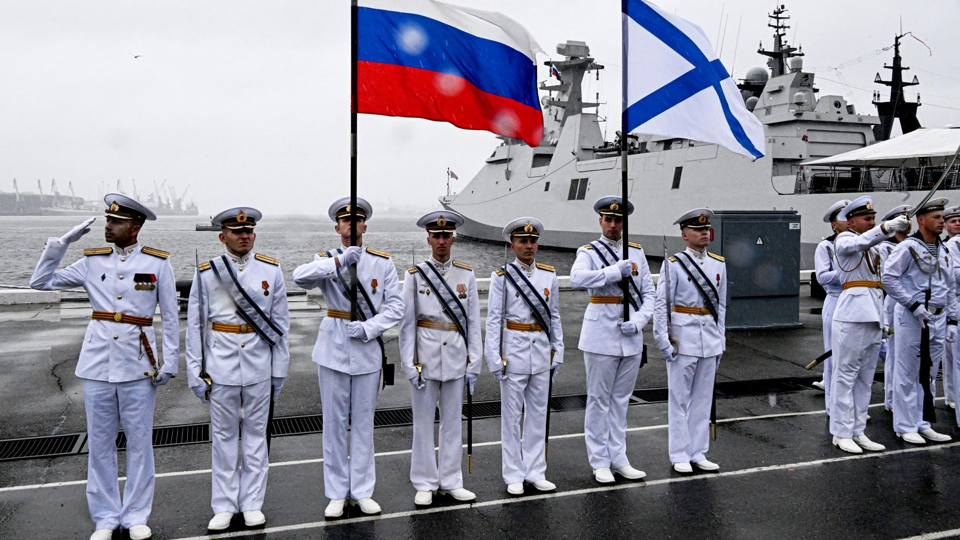 Торжественная церемония открытия второго российско-индонезийского военно-морского учения Орруда-2026 во Владивостоке Торжественная церемония открытия второго российско-индонезийского военно-морского учения Орруда-2026 во Владивостоке - РИА Новости, 1920, 25.07.2026