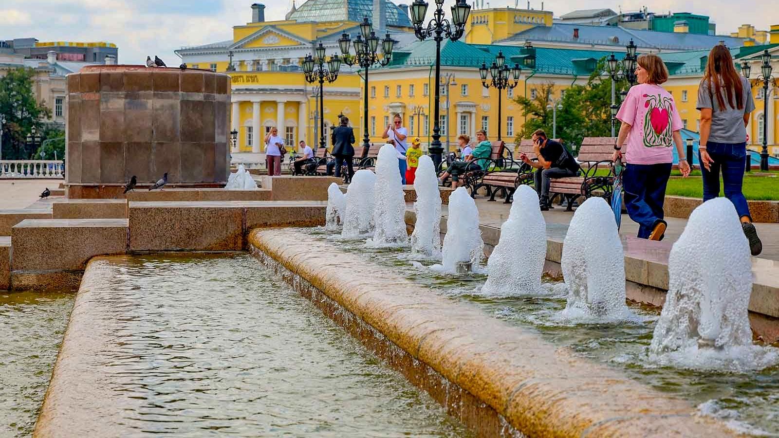 Фонтан Каскад на Манежной площади в Москве - РИА Новости, 1920, 25.07.2026