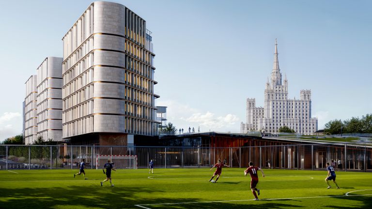 ЖК Дом спорта на Дружинниковской улице в центре Москвы ЖК Дом спорта на Дружинниковской улице в центре Москвы