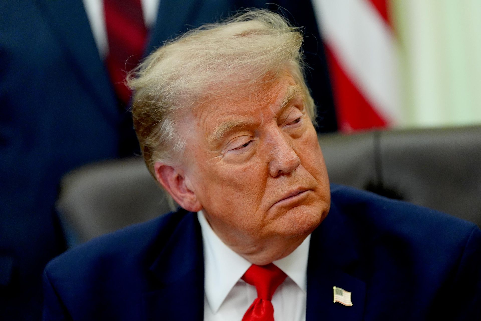 Президент Дональд Трамп выступает в Овальном кабинете Белого дома Президент Дональд Трамп выступает в Овальном кабинете Белого дома - РИА Новости, 1920, 13.08.2026