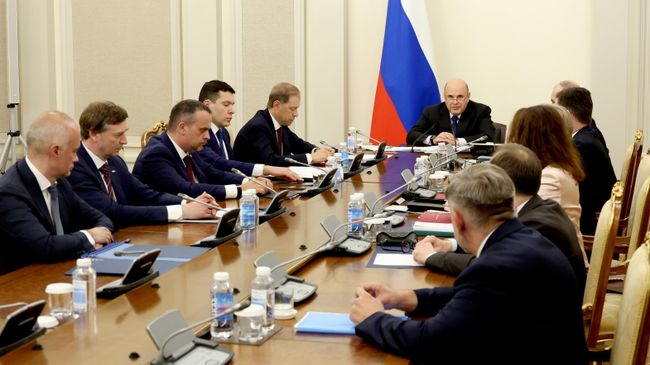 Председатель правительства РФ Михаил Мишустин проводит совещание по авиастроению. 30 июля 2026